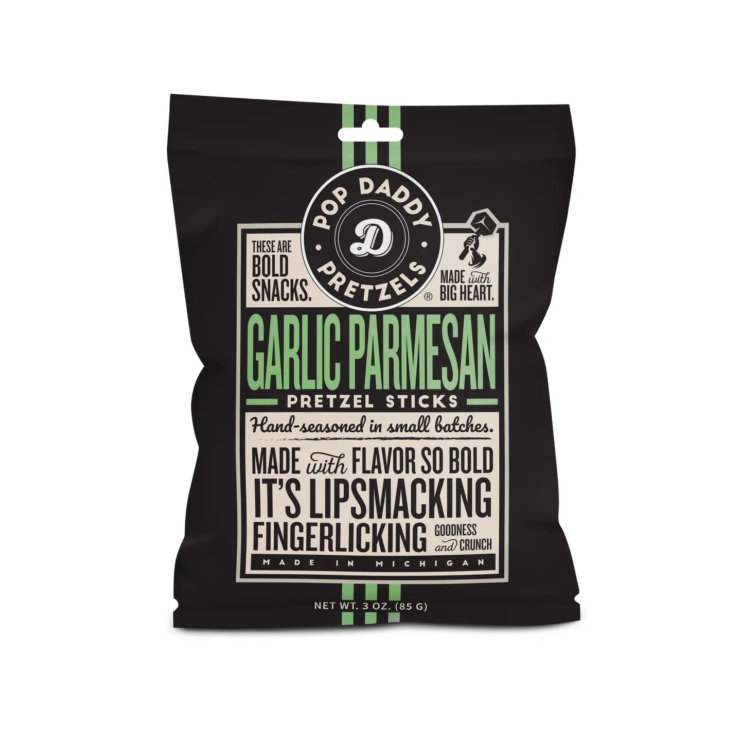 Pop Daddy Pretzels 3oz - Hey Heifer Boutique