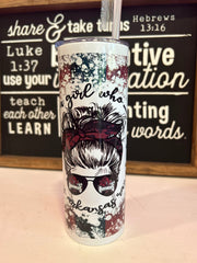 A Girl 20oz Skinny Tumbler - Hey Heifer Boutique
