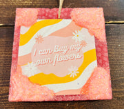 Buy My Own Flowers Car Freshie (Cactus Blossom) - Hey Heifer Boutique