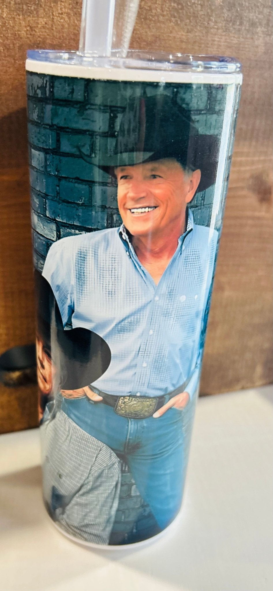 George Strait 20oz Tumbler - Hey Heifer Boutique