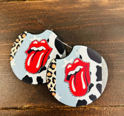Tongue Car Coaster Set (2) - Hey Heifer Boutique