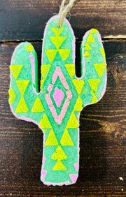 Yellow Cactus Car Freshie (A.F. Fierce) - Hey Heifer Boutique