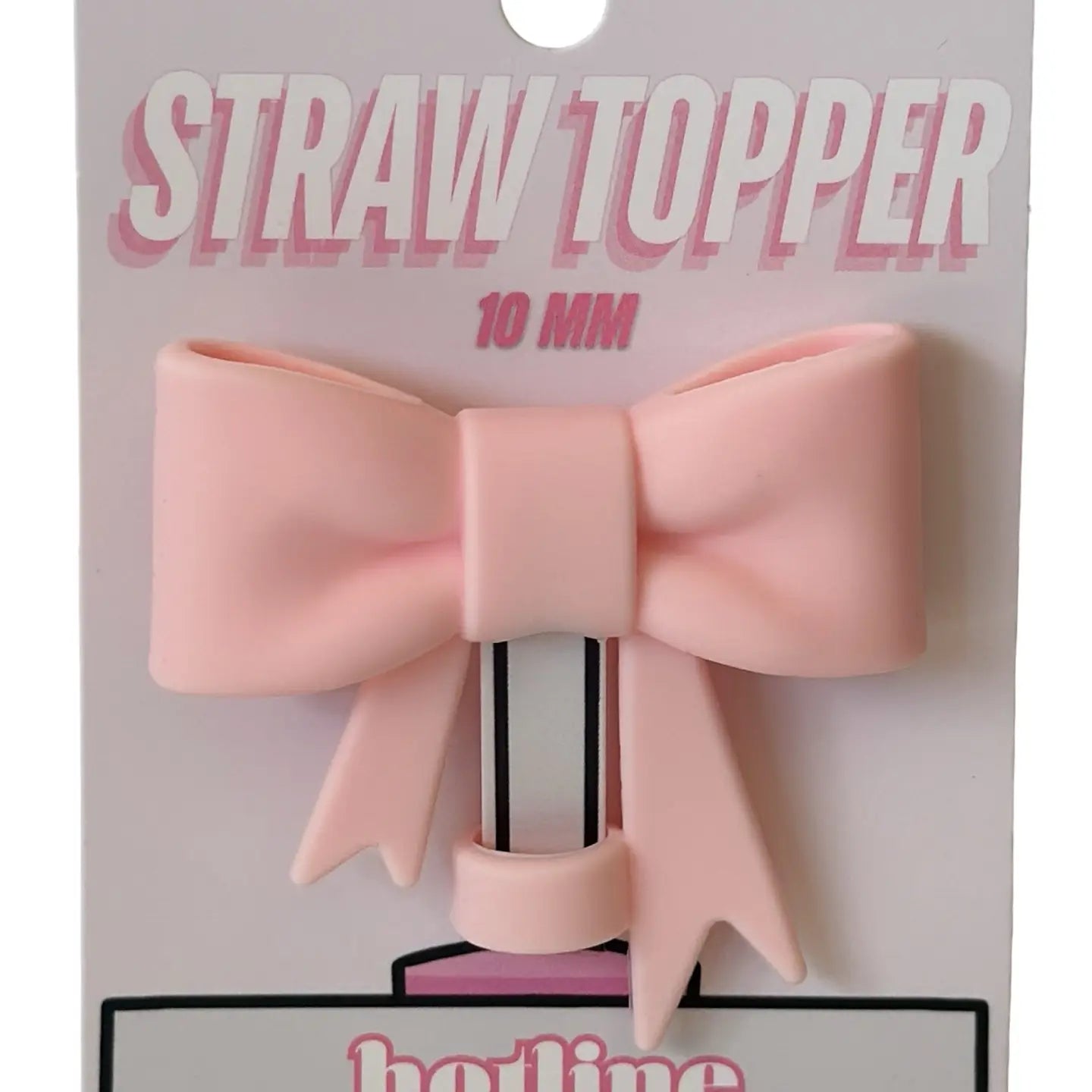 10mm Bow Straw Toppers - Hey Heifer Boutique