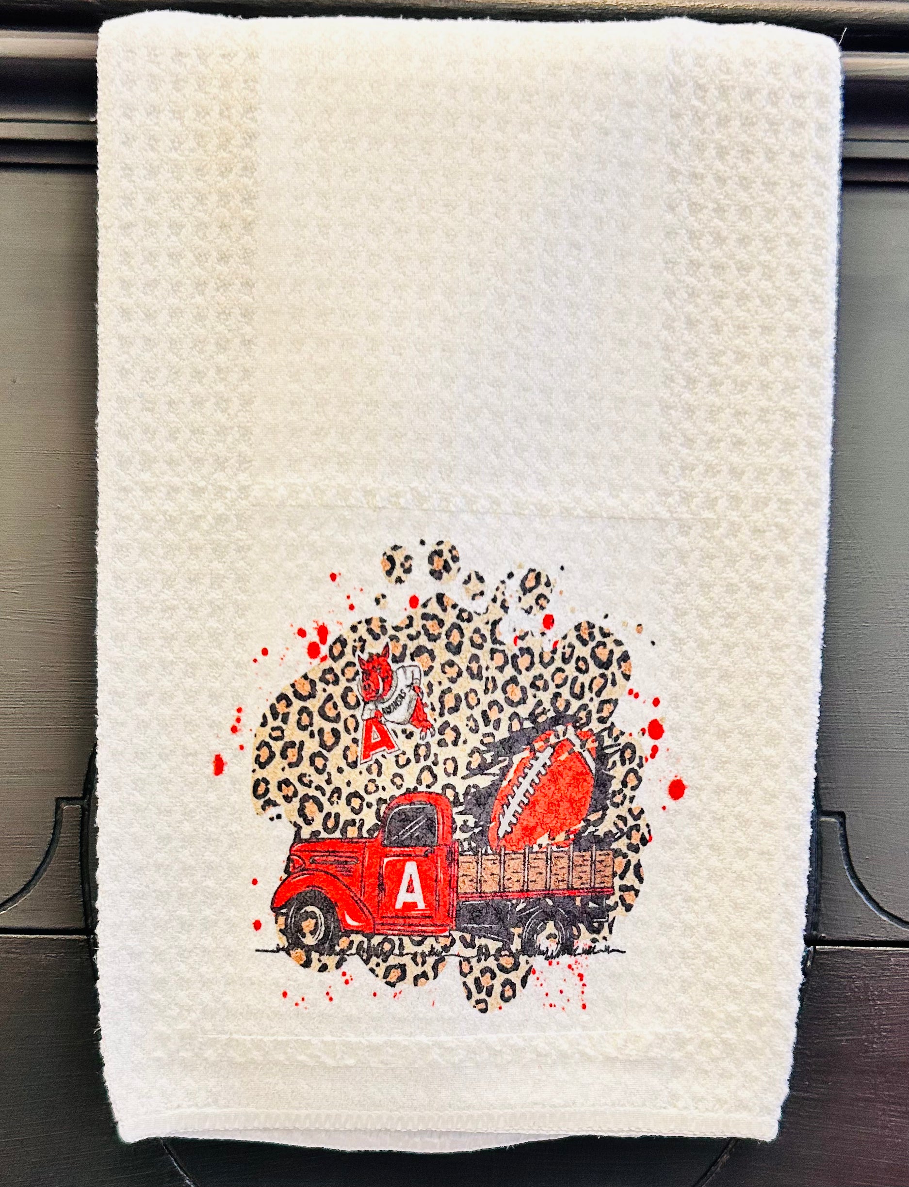 Razorback Truck Tea Towel