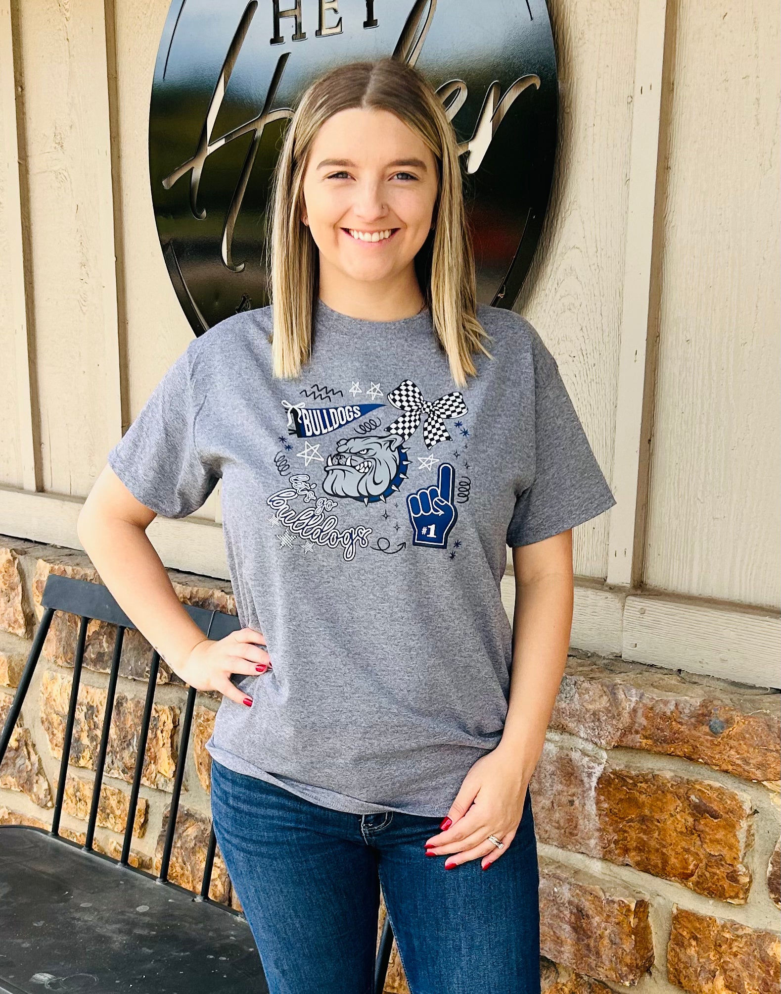 Greenwood Bulldogs Coqutte Tee