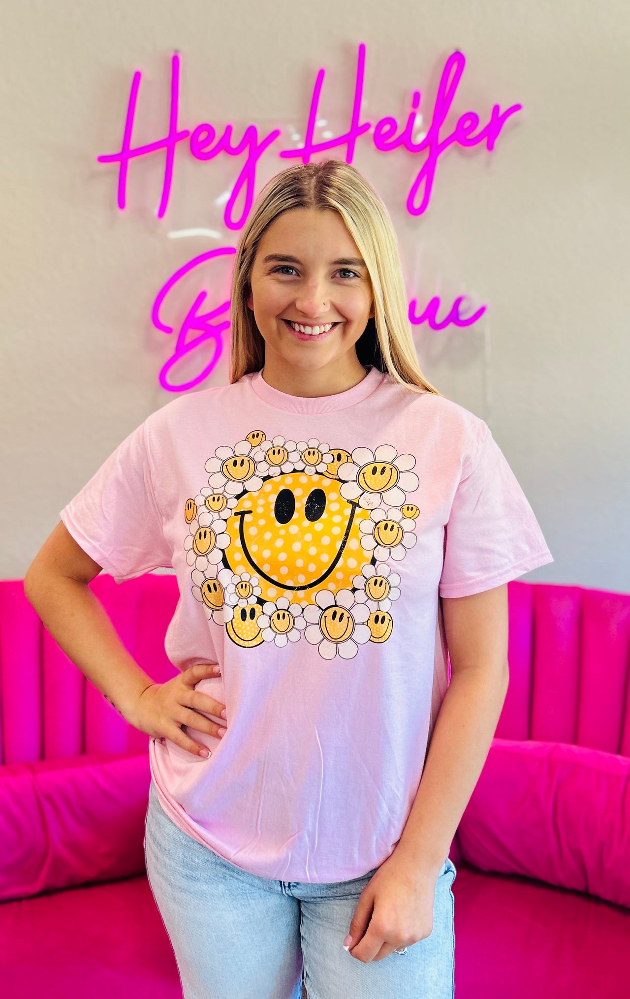 Smiley Daisy Tee