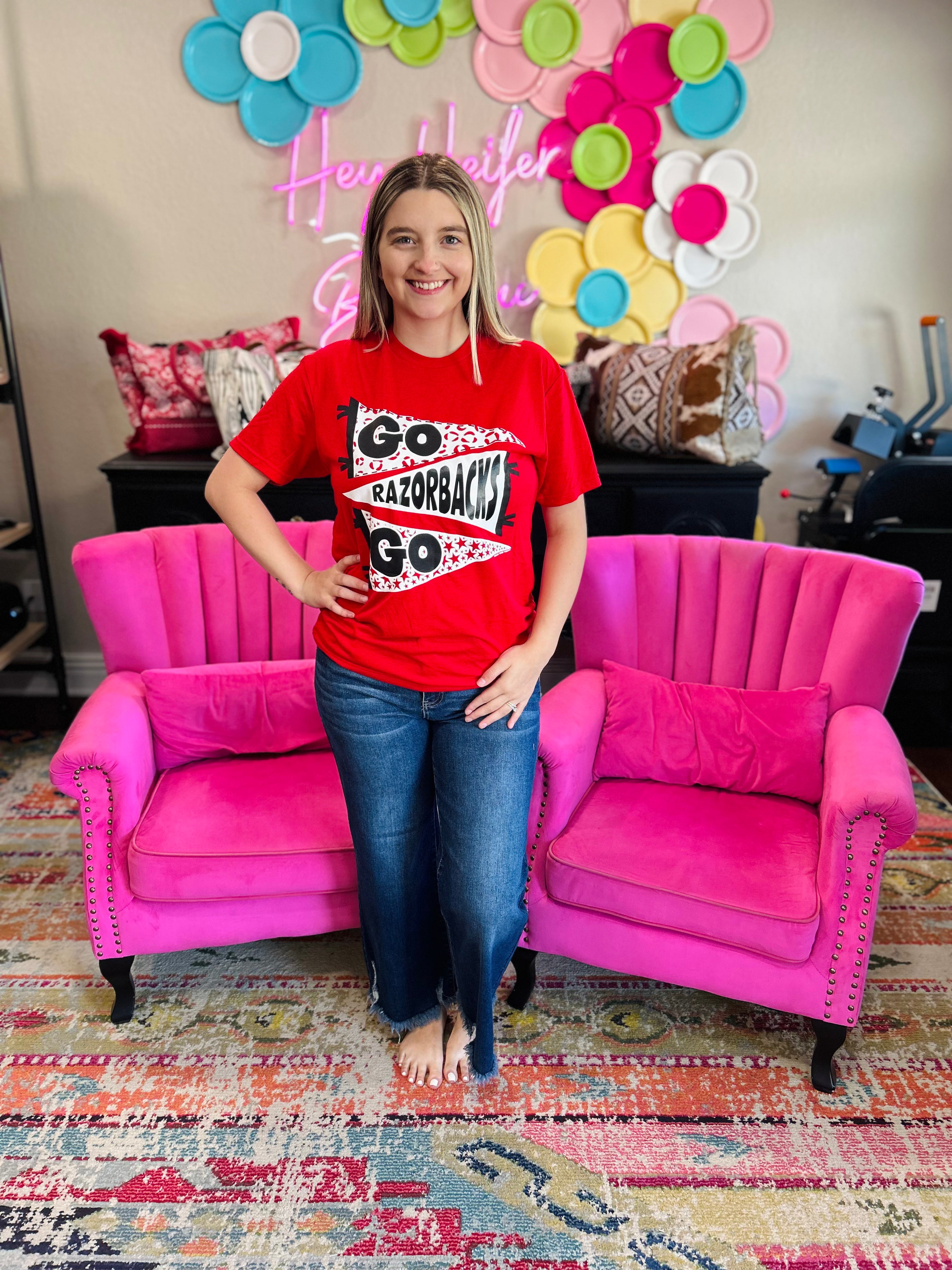 Go Razorbacks Go Tee