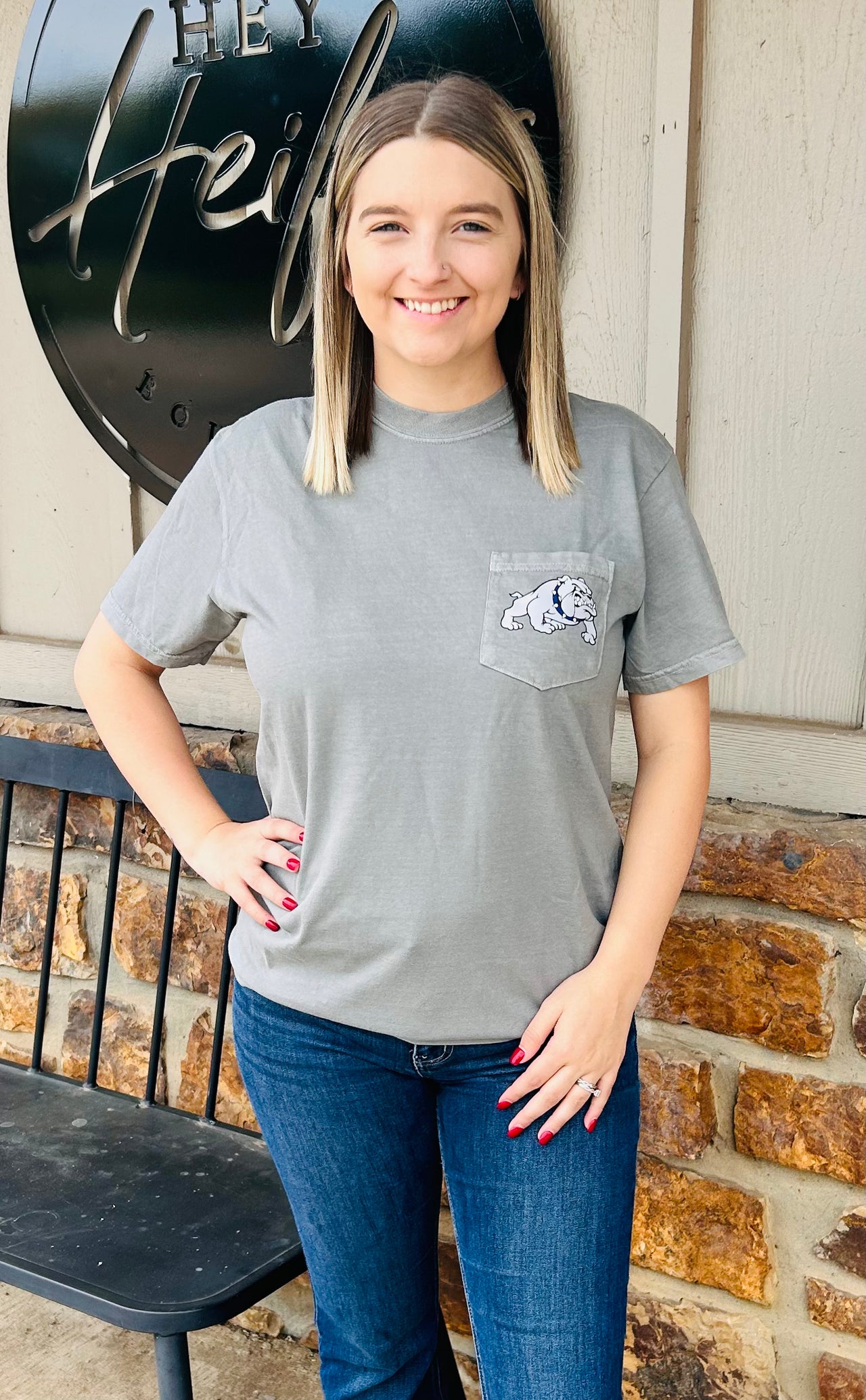 Bulldogs Pocket Tee
