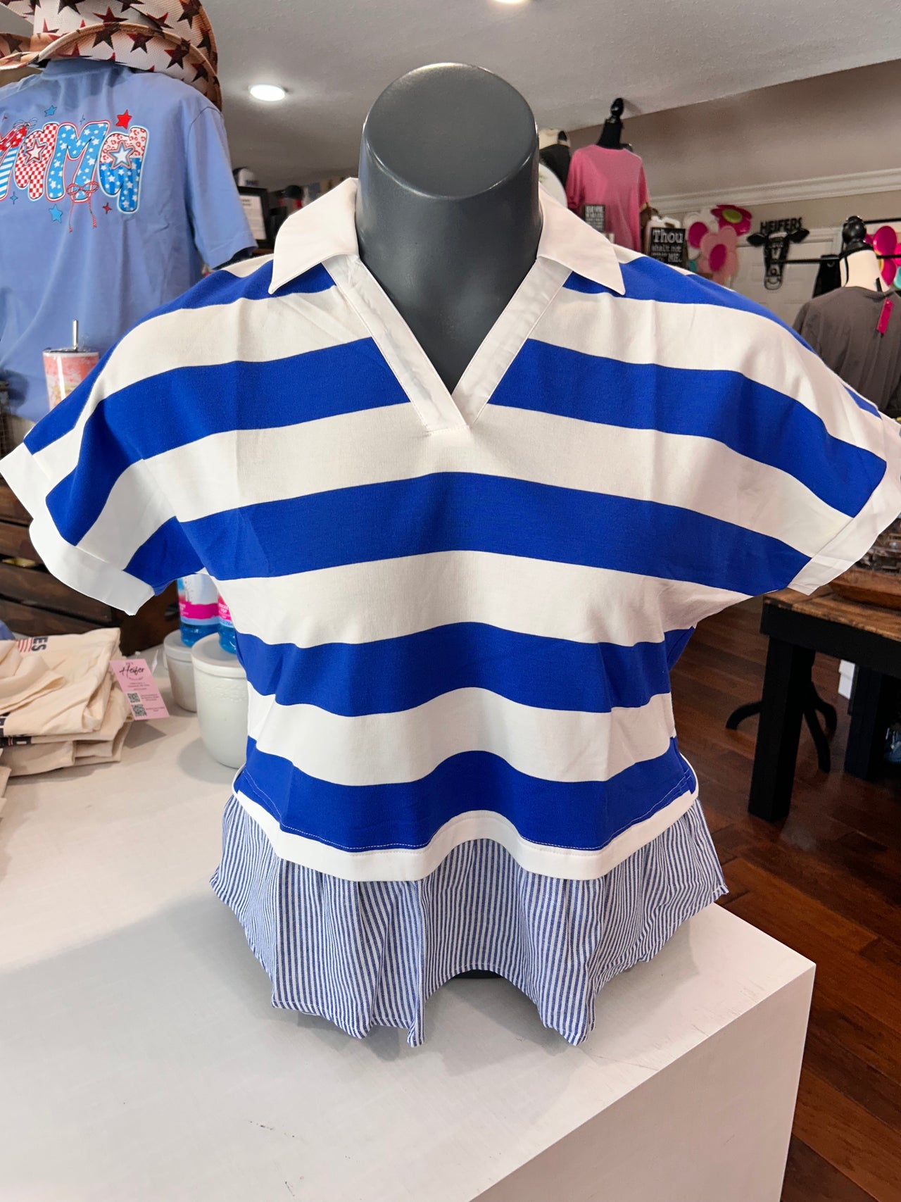 Preppy Picnic Top