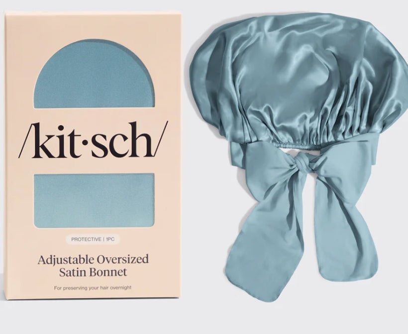 Adjustable Oversized Satin Bonnet - Hey Heifer Boutique