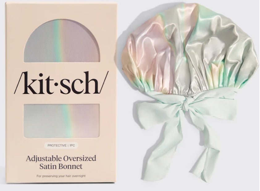 Adjustable Oversized Satin Bonnet - Hey Heifer Boutique