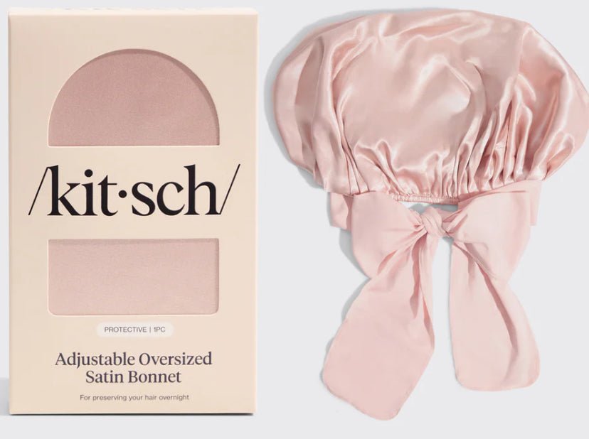 Adjustable Oversized Satin Bonnet - Hey Heifer Boutique