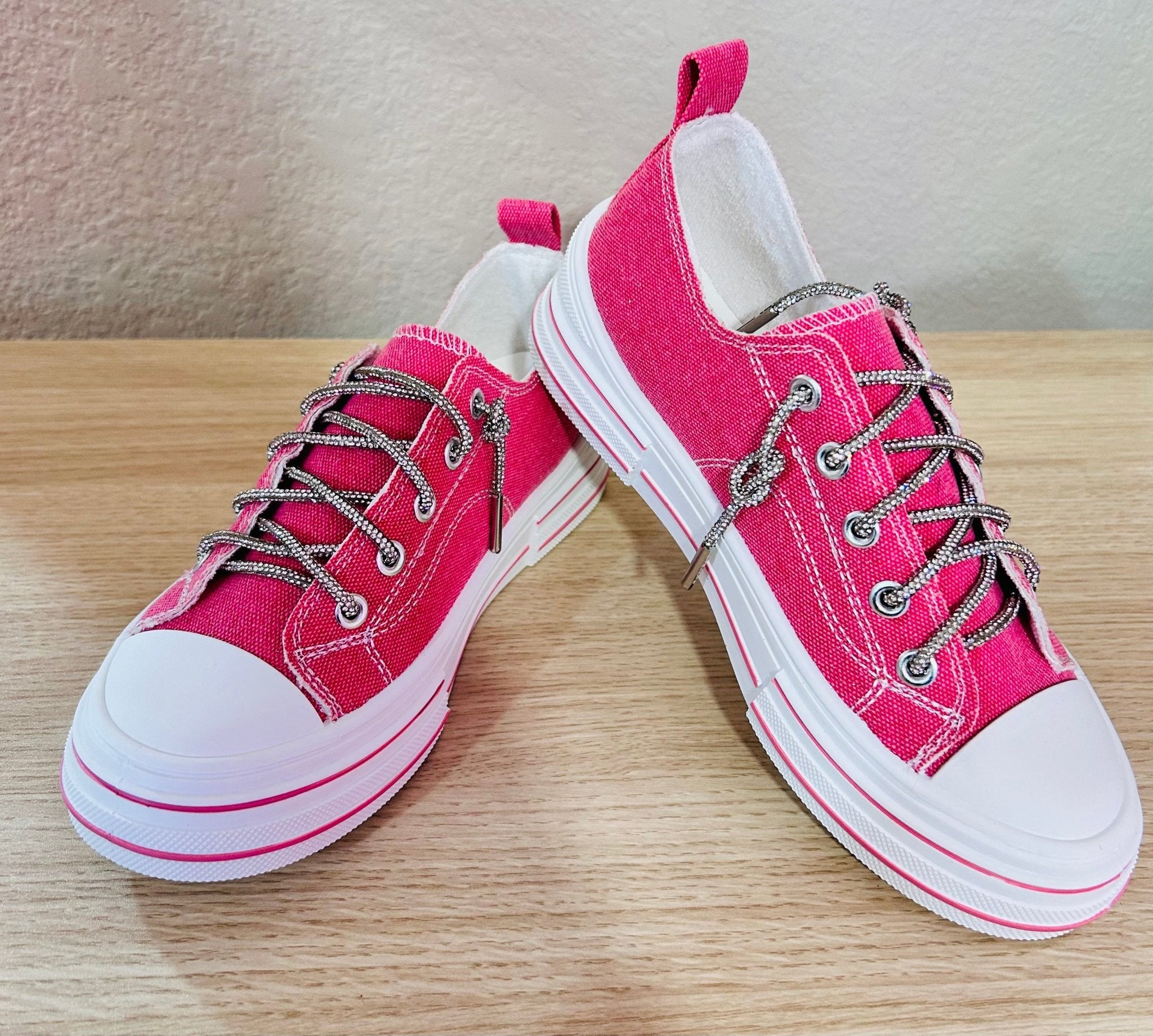 Aman Sparkle Tennis Shoes - Hey Heifer Boutique