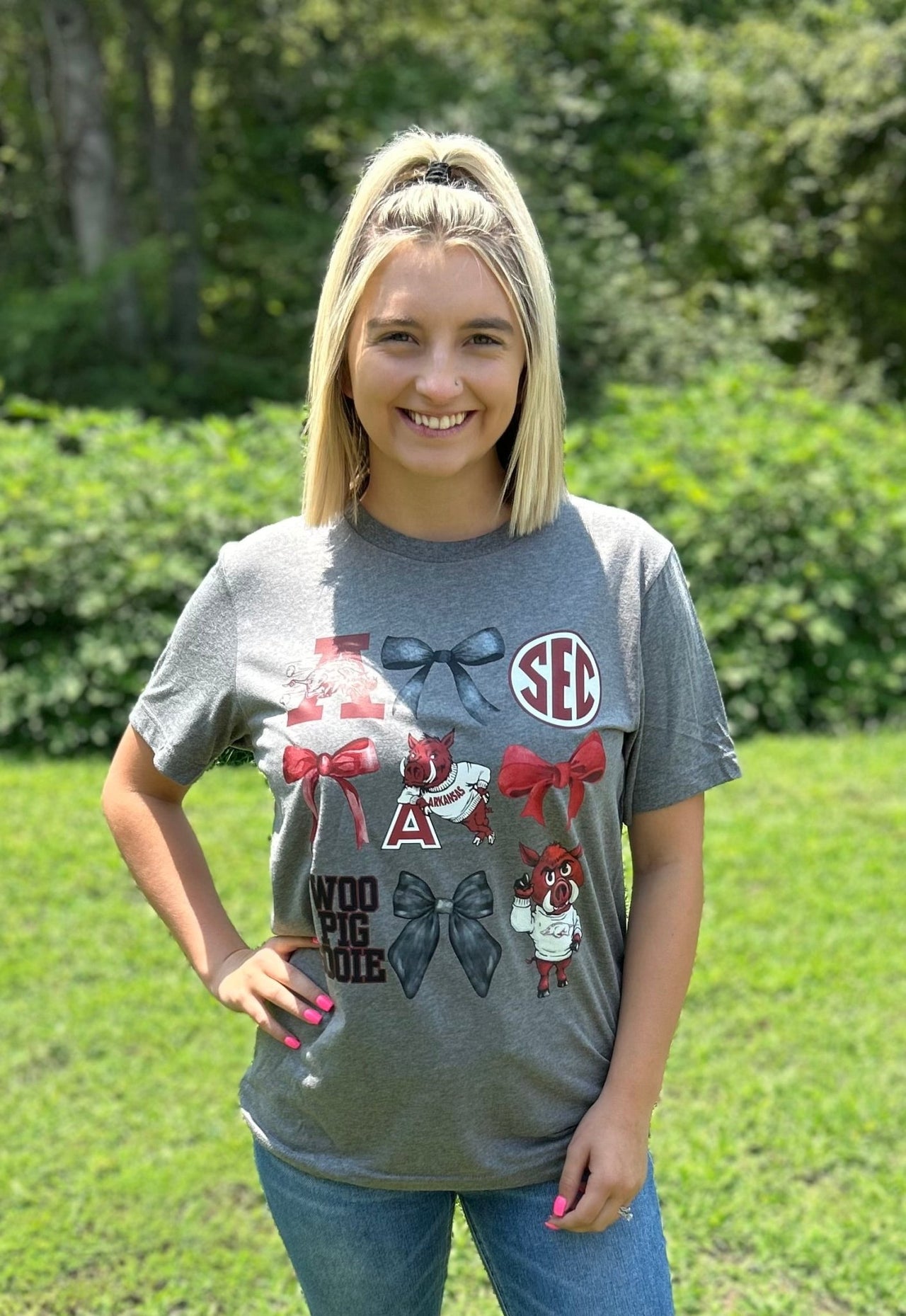 Arkansas Croquette Tee - Hey Heifer Boutique