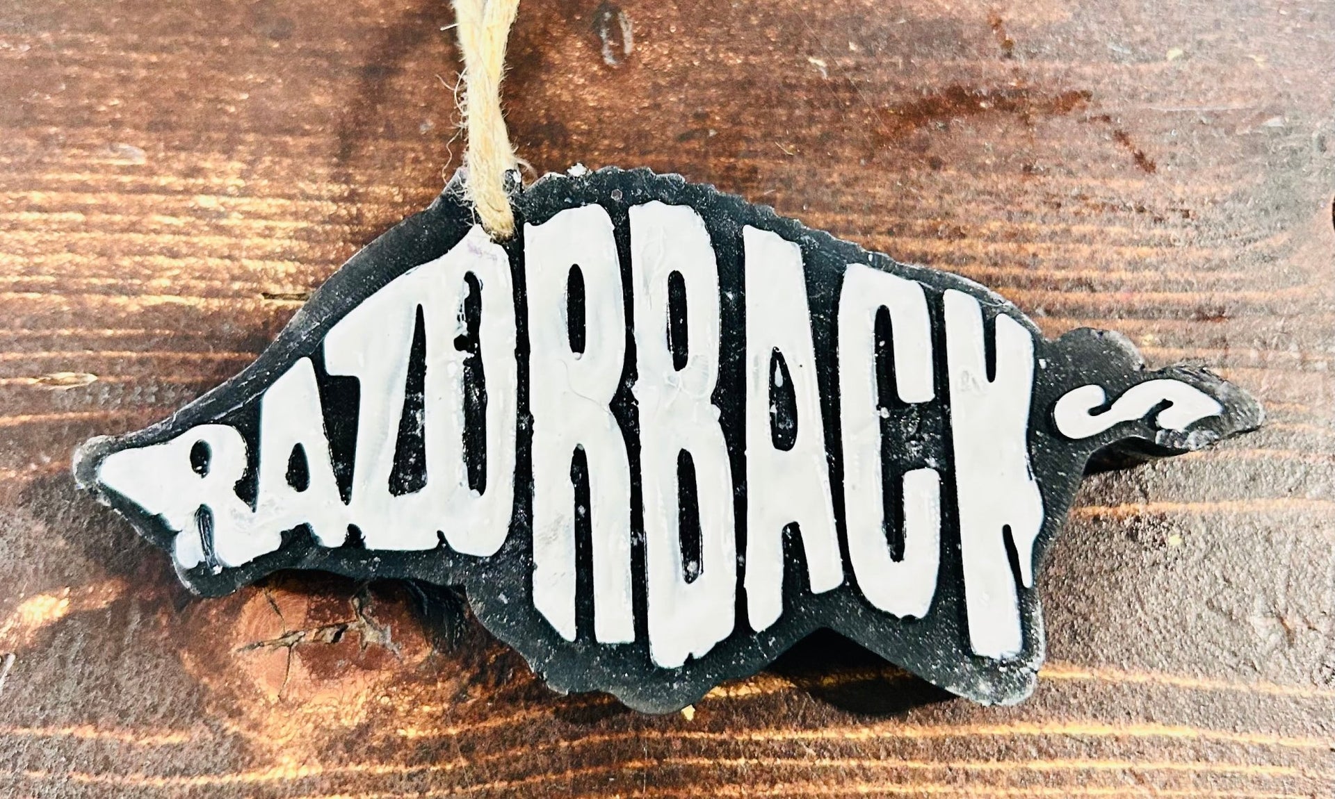 Black Razorback Car Freshie (Pina Coloda) - Hey Heifer Boutique