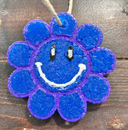 Blue Daisy Car Freshie (Cherry) - Hey Heifer Boutique