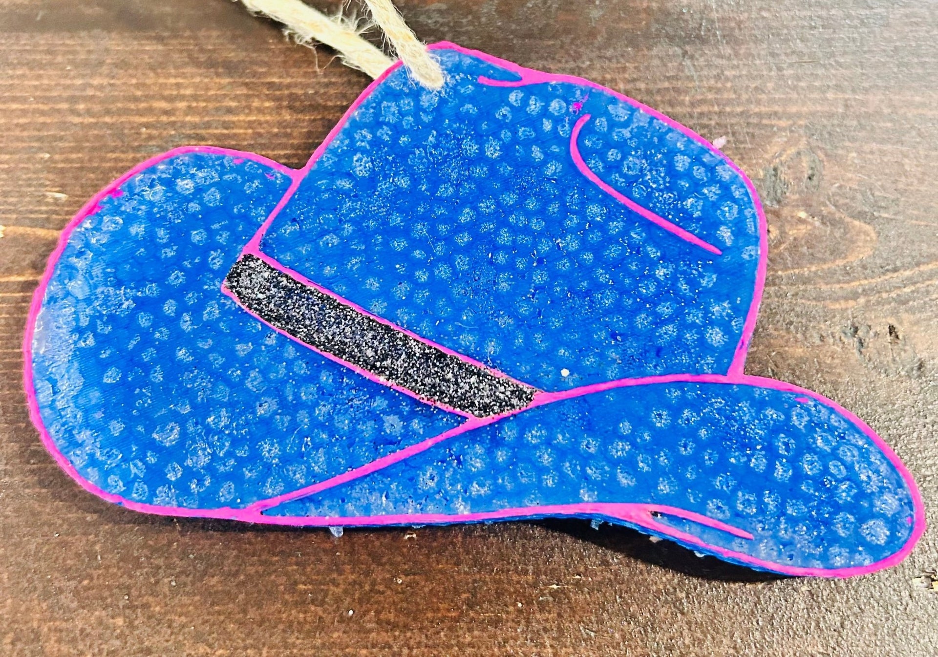 Blue Hat Car Freshie (Buttnaked) - Hey Heifer Boutique