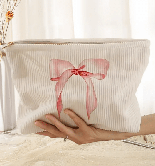 Bow Knot Makeup Bag - Hey Heifer Boutique