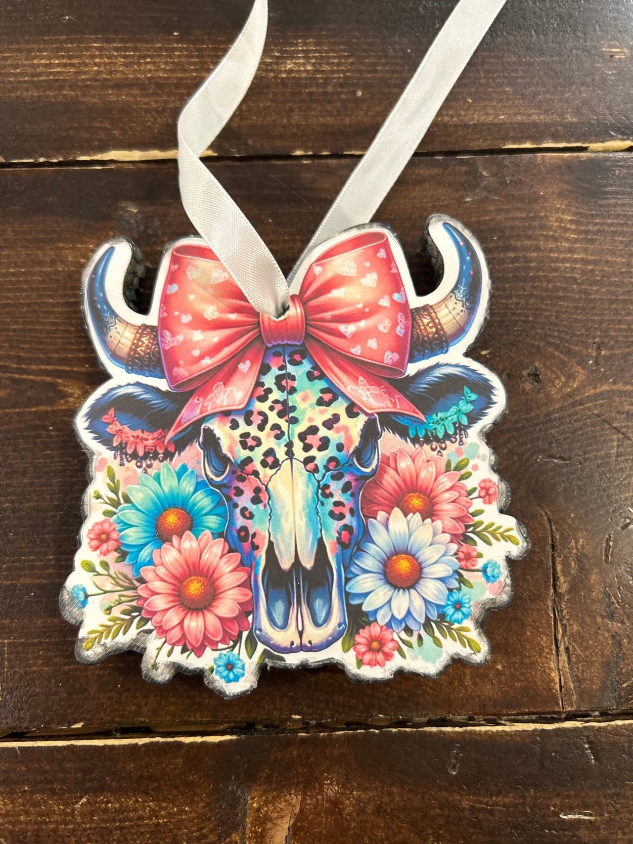 Bow Skull Car Freshie (Butt naked) - Hey Heifer Boutique