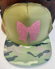 Bow Trucker Hat - Hey Heifer Boutique