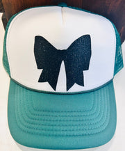 Bow Trucker Hat - Hey Heifer Boutique