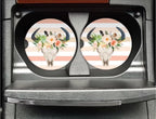 Bull Skull Car Coaster Set (2) - Hey Heifer Boutique
