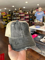 C.C Mesh Back Ponytail Baseball Cap - Hey Heifer Boutique