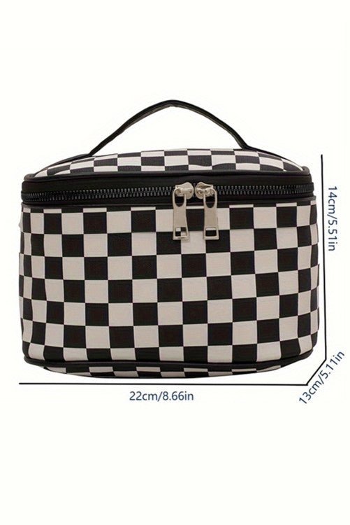 Checkered Cosmetic Bag - Hey Heifer Boutique