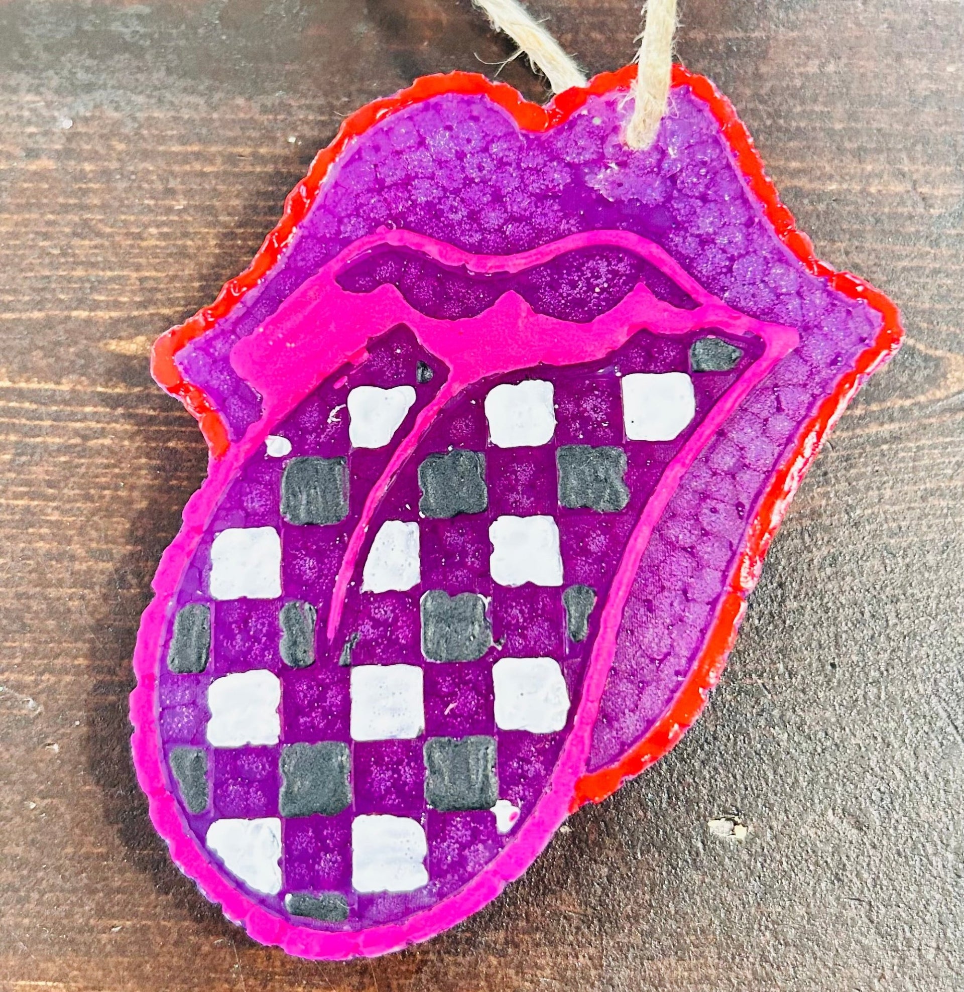 Checkered Tongue freshie (fierce) - Hey Heifer Boutique