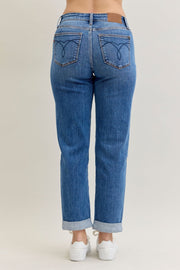 Classic Cuffed Jeans - Hey Heifer Boutique