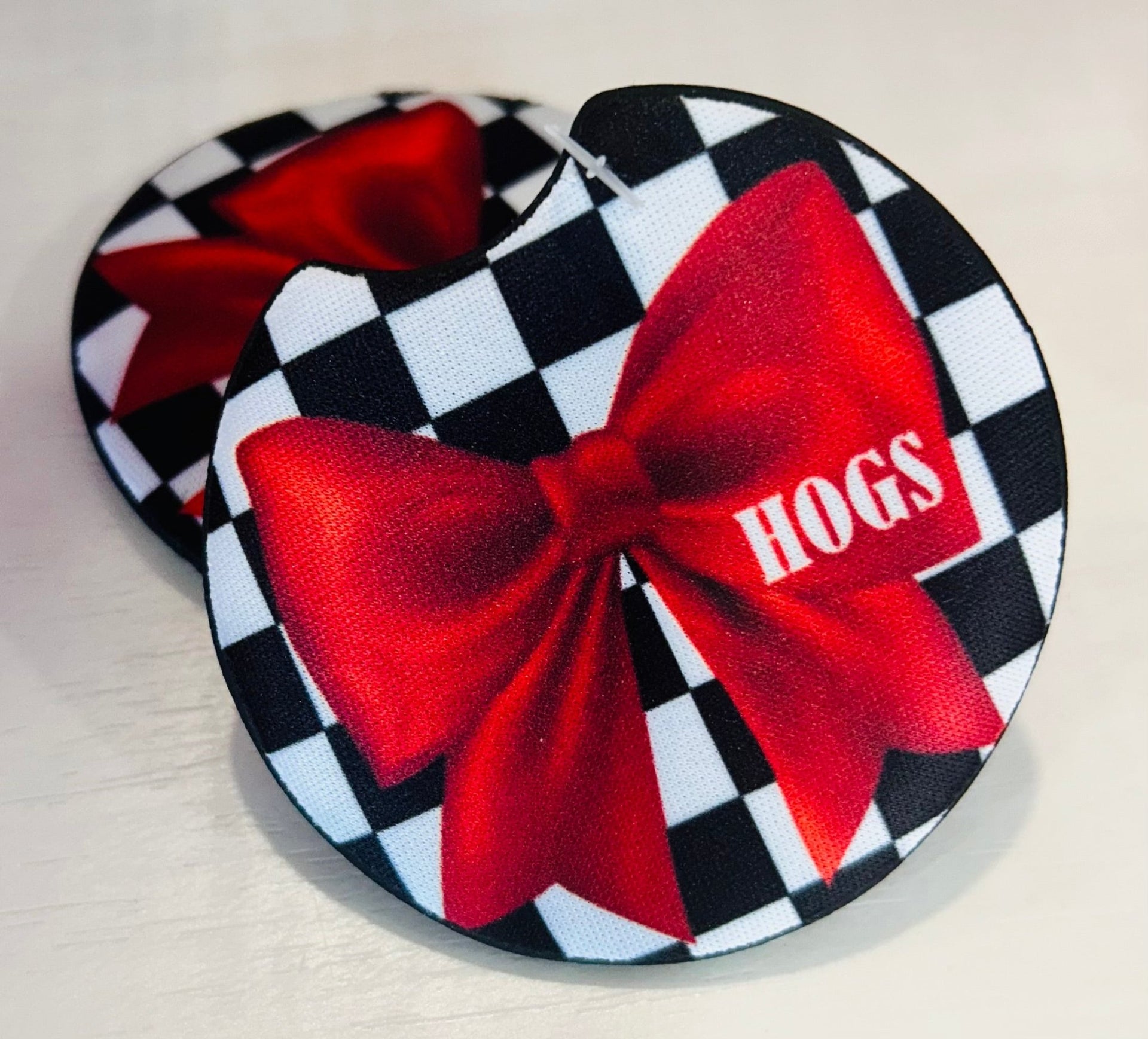 Coquette Hogs Car Coaster Set (2) - Hey Heifer Boutique