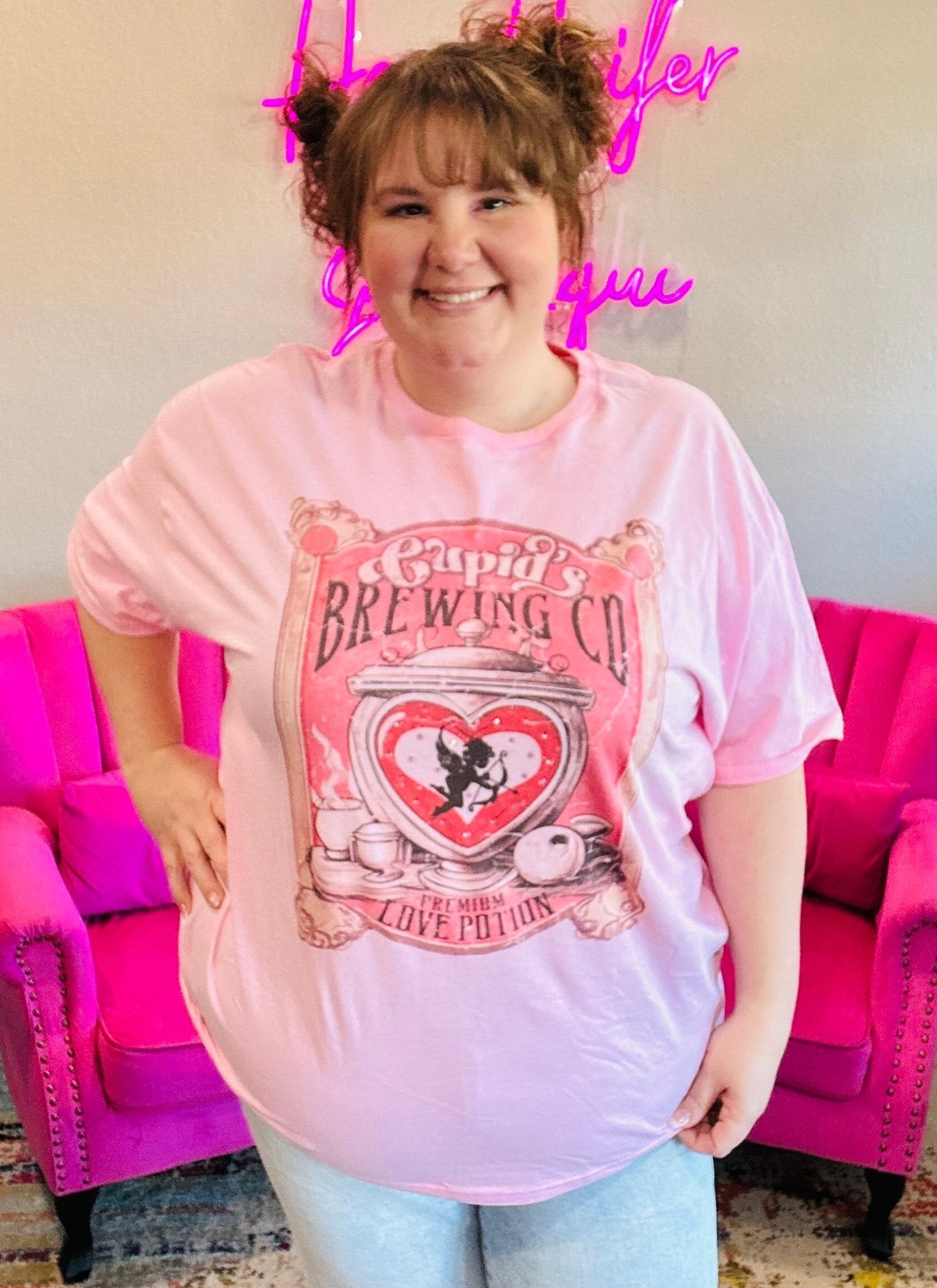 Cupids Brewing Co Tee - Hey Heifer Boutique