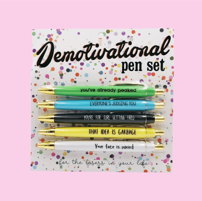 Demotivational Pen Set - Hey Heifer Boutique