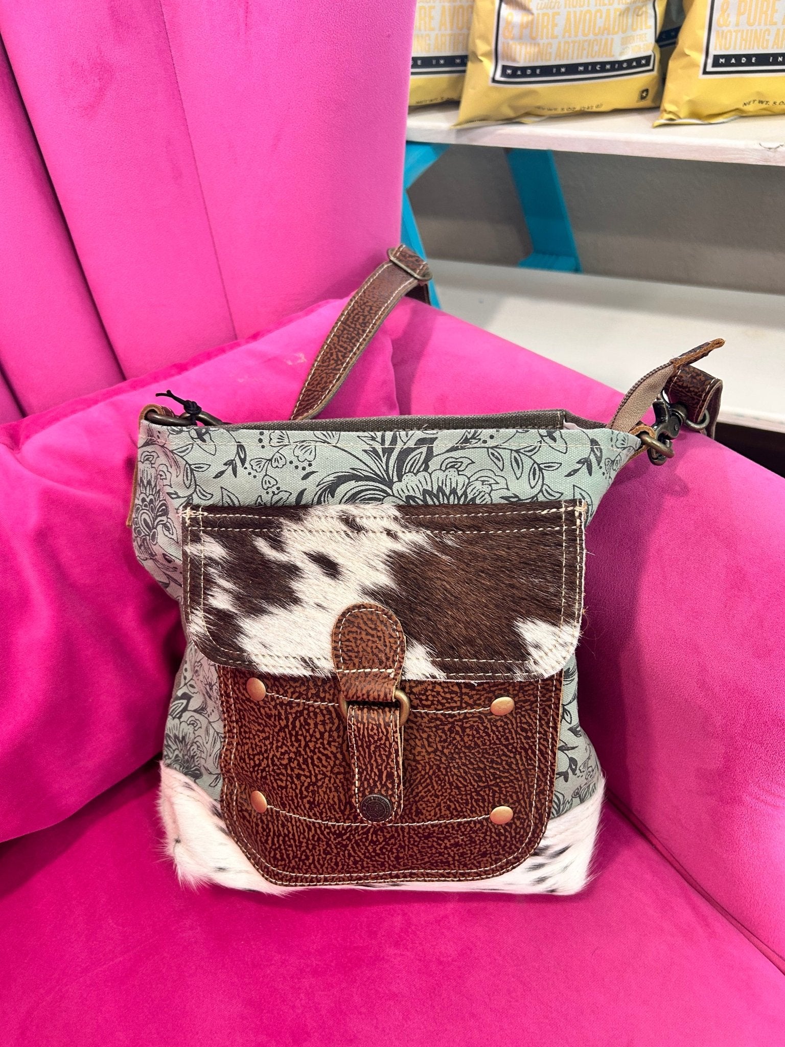 Eau De Nil Shoulder Bag - Hey Heifer Boutique