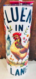 Fowl Language 20oz Tumbler - Hey Heifer Boutique