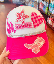 Girly Western Trucker Hat - Hey Heifer Boutique