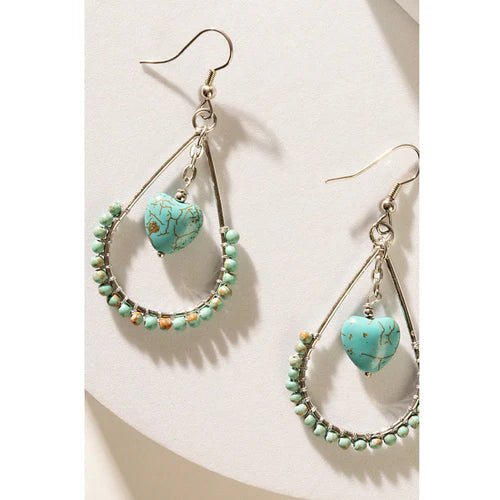 Give My Heart Earrings - Hey Heifer Boutique