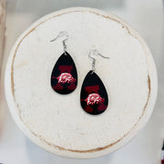 Hog A Tear Drop Earrings - Hey Heifer Boutique