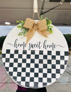 Home Sweet Home Door Hanger - Hey Heifer Boutique