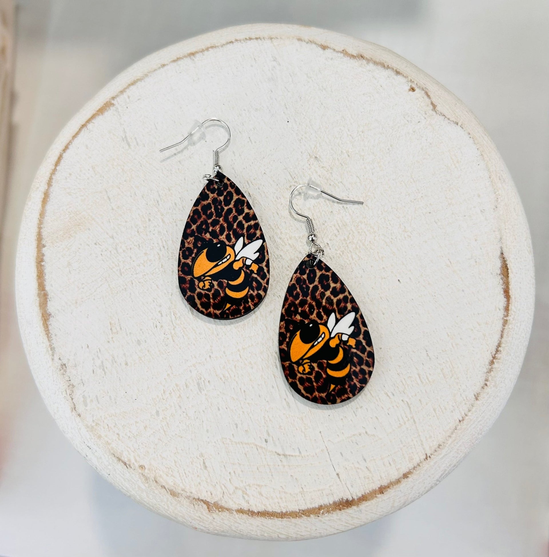 Hornet Tear Drop Earrings - Hey Heifer Boutique