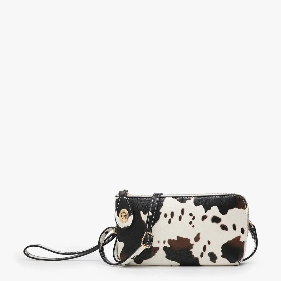 Kendall Crossbody/Wristlet w/ Twist Lock Closure - Hey Heifer Boutique
