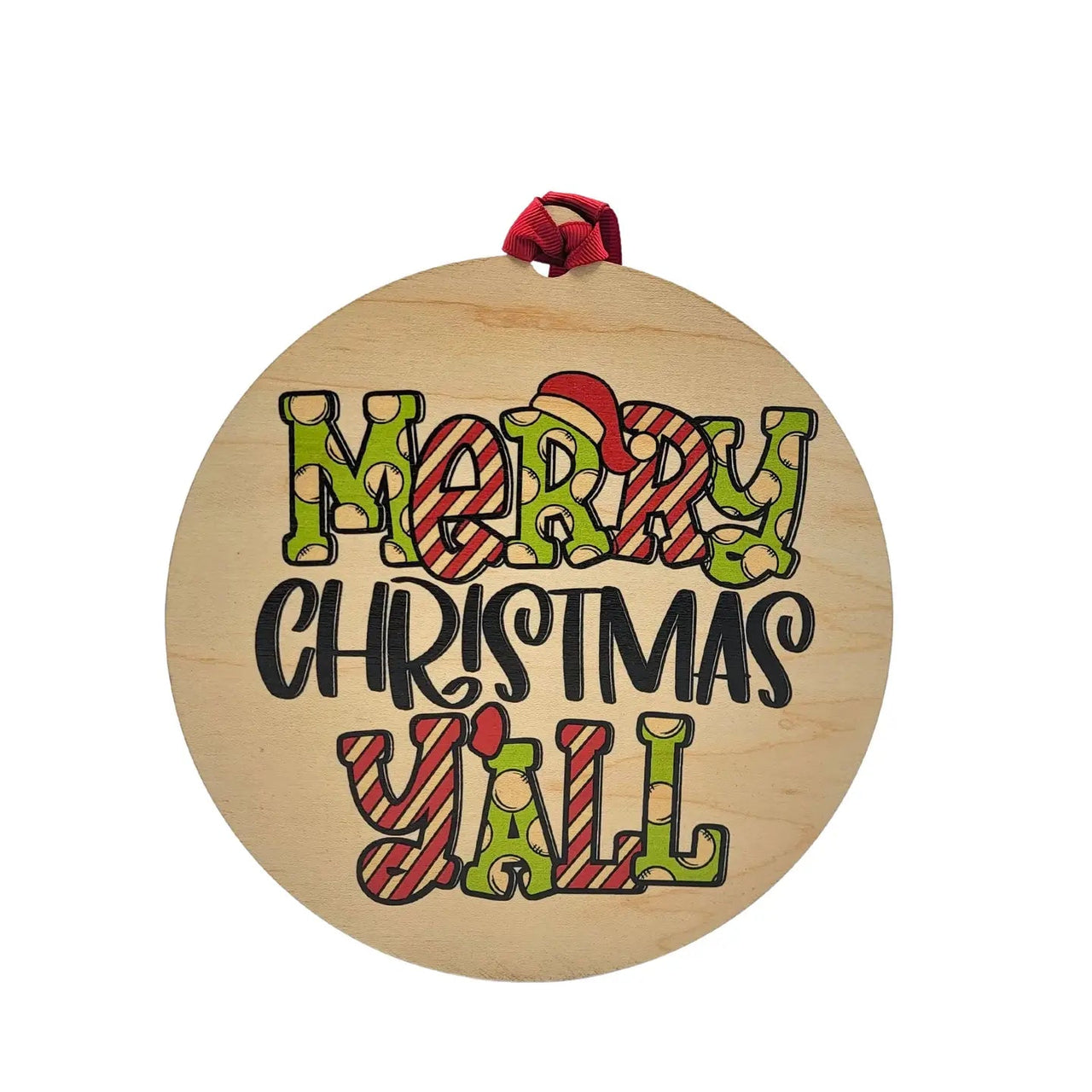 Merry Christmas Y'all Ornament - Hey Heifer Boutique