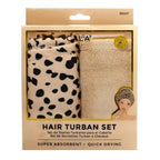 Microfiber Shower Hair Turbans Set of 2 - Hey Heifer Boutique