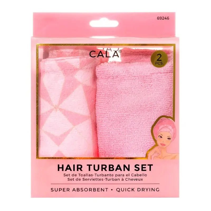 Microfiber Shower Hair Turbans Set of 2 - Hey Heifer Boutique