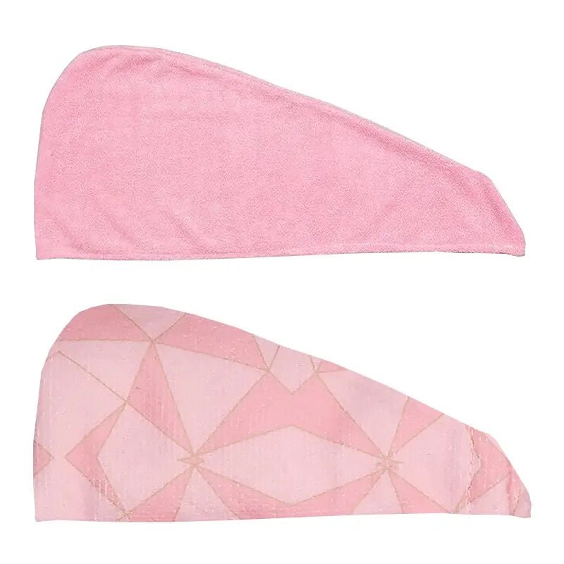 Microfiber Shower Hair Turbans Set of 2 - Hey Heifer Boutique