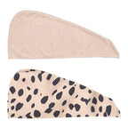 Microfiber Shower Hair Turbans Set of 2 - Hey Heifer Boutique
