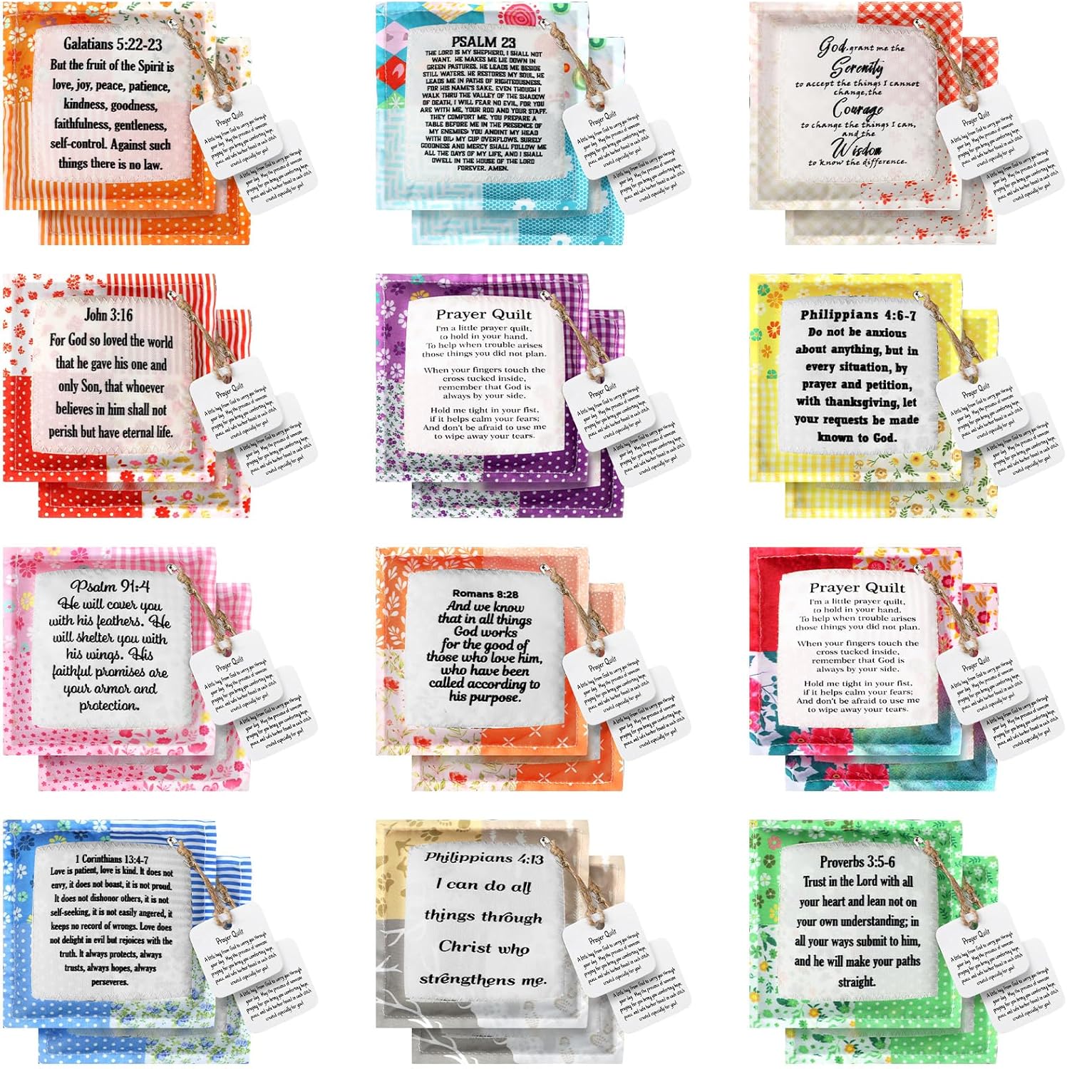 Multicolor Prayer Quilt - Hey Heifer Boutique