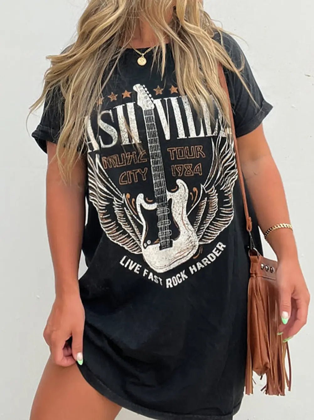 Nashville T-shirt Dress - Hey Heifer Boutique