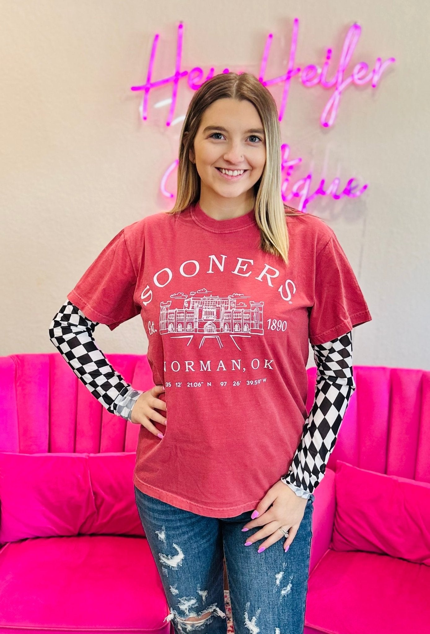 OU Sooner Tee - Hey Heifer Boutique