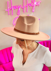 Panama Felt Hat - Hey Heifer Boutique